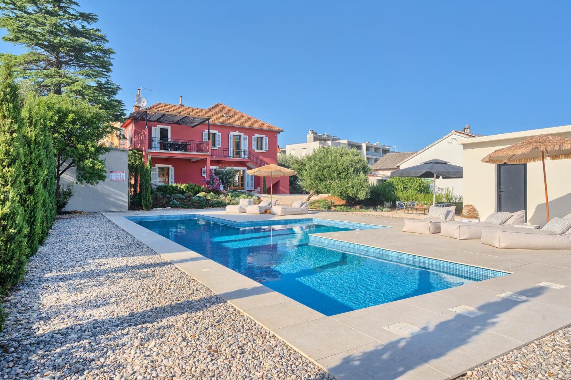 Hvar Luxury Villa And Pool With View In Heart Of Stari Grad Stari Grad  Exterior photo