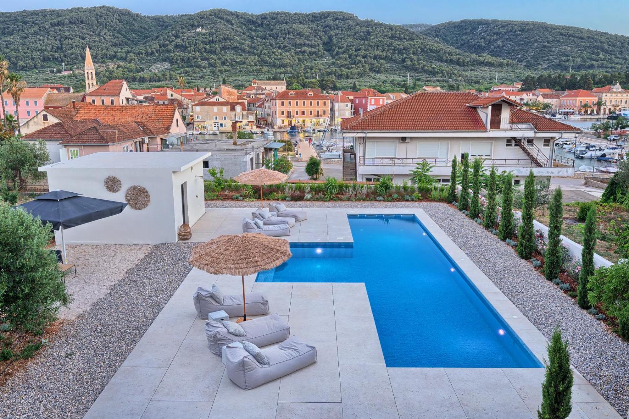 Hvar Luxury Villa And Pool With View In Heart Of Stari Grad Stari Grad  Exterior photo